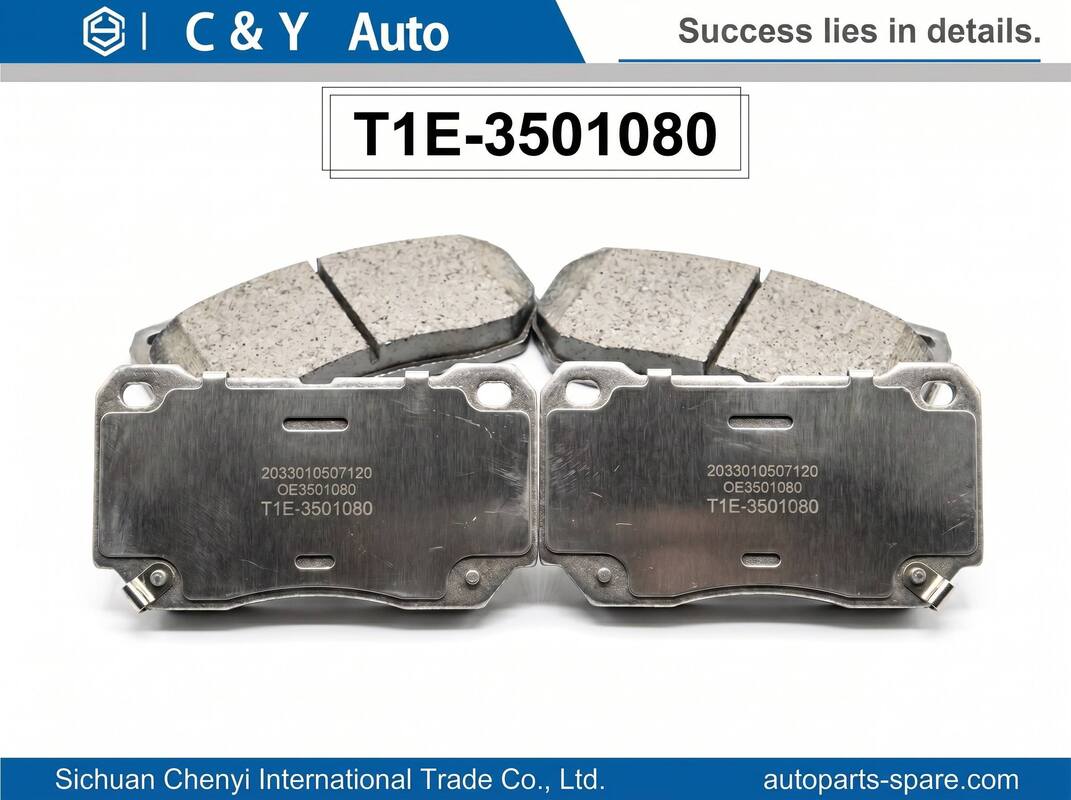 Front Brake Pads for Chery Tiggo 7 Pro Max Low Dust Auto Parts OE Part Number T1E-3501080