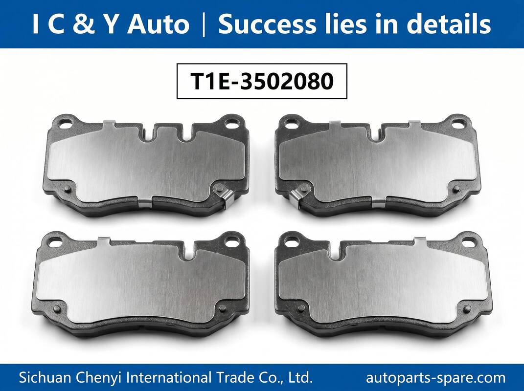 Pastilhas de Freio Traseiras Chery Tiggo 7 Pro Max Premium Cerâmica Número de Peça Original T1E-3502080