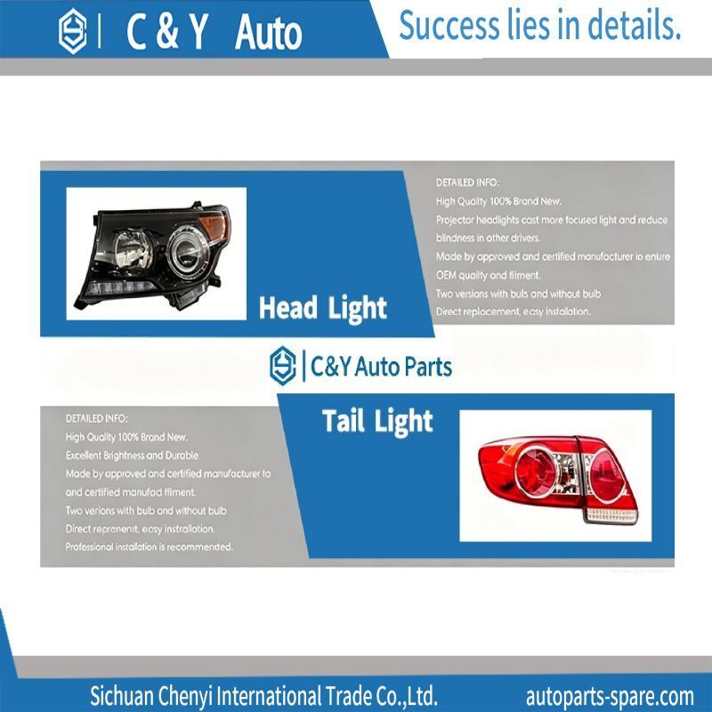 605000199AA 605000200AA  Left Front Car Headlight Head Lamp Replacement Parts For Chery Tiggo 7 Pro Tiggo 7 Plus T1E