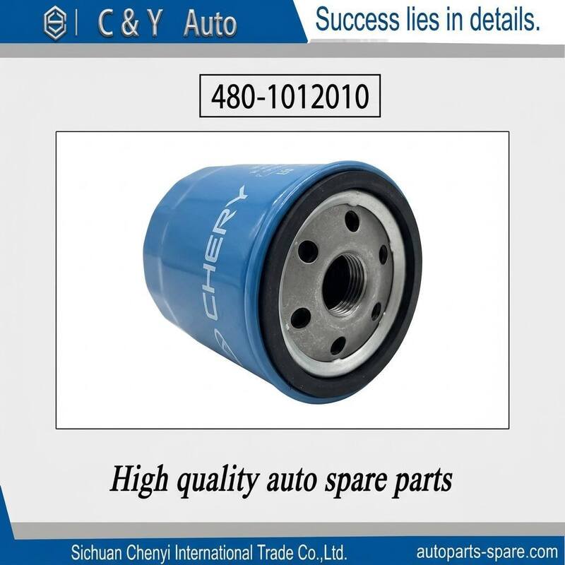 OE 480-1012010 Chery Tiggo Oil Filter Cartridge Multi Layer Filter Media