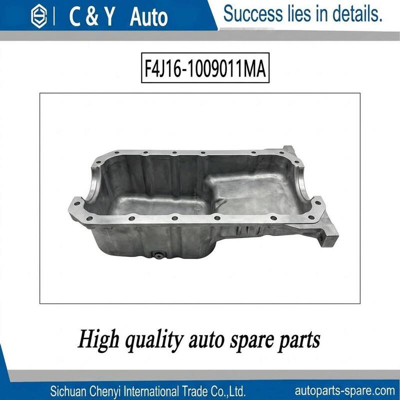 F4J16-1009011MA High Heat Dissipation Cast Aluminum Engine Oil Pan Fit Chery F4J16 1.6TGDI Turbo Engine