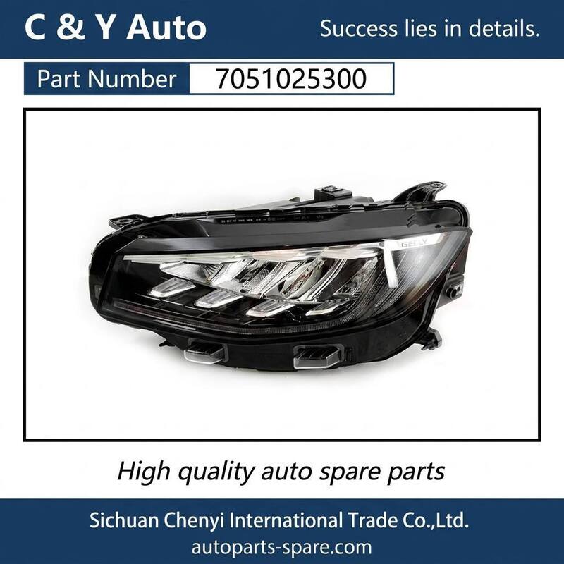 7051025300 Left 7051025200 Right High Configuration LED Headlight Assembly For 2020 Geely Boyue Pro