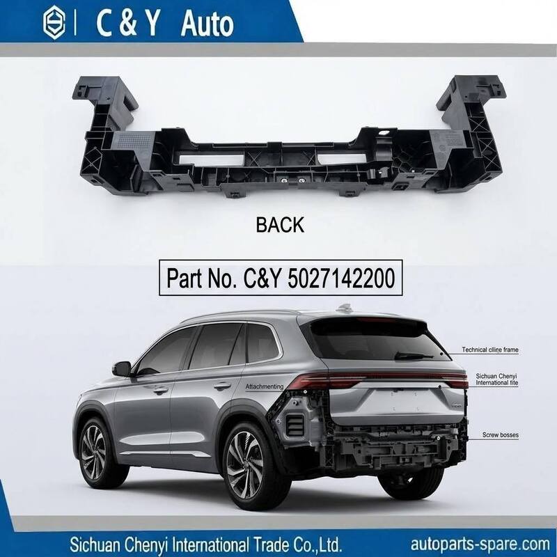 5027142200 Xingyue L Geely Auto Parts Radiator Support Core Frame Cooling Bracket