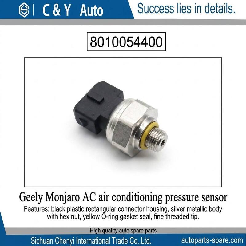 4 Pin Refrigerant Pressure Monitoring Sensor OE 8010054400 For Geely Xingyue L