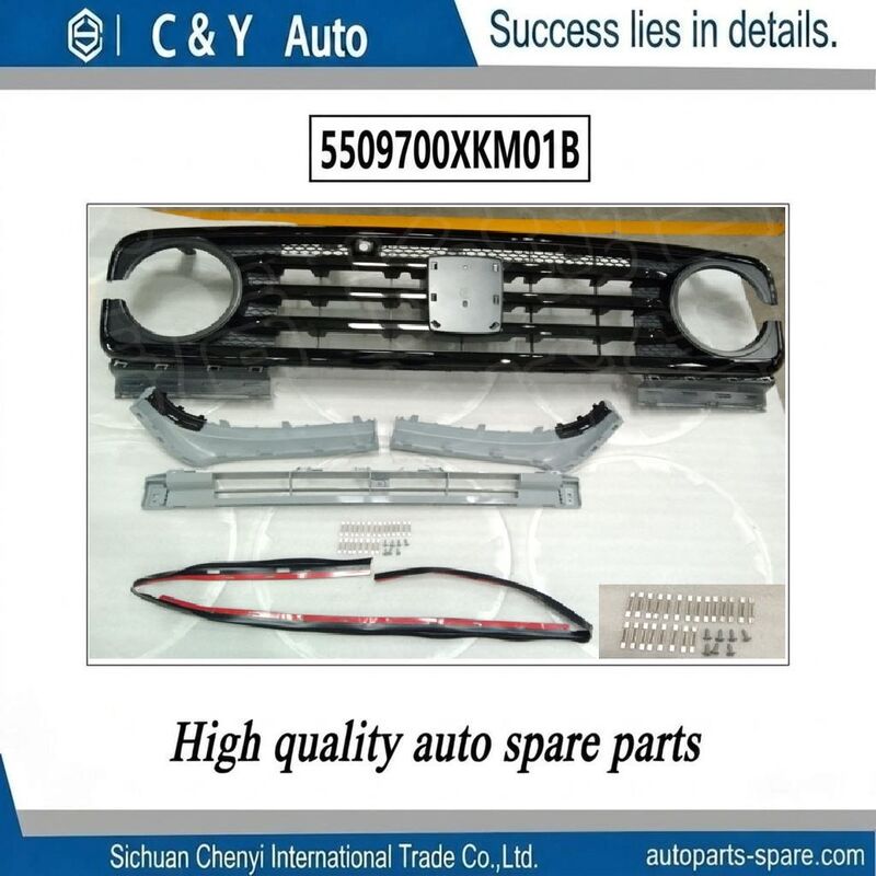 Radiator Grille Assembly OEM 5509700XKM01B For Tank 300 GWM Front Center Mesh Trim