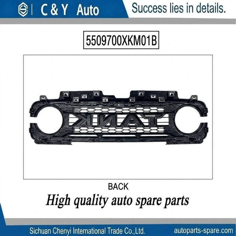Radiator Grille Assembly OEM 5509700XKM01B For Tank 300 GWM Front Center Mesh Trim