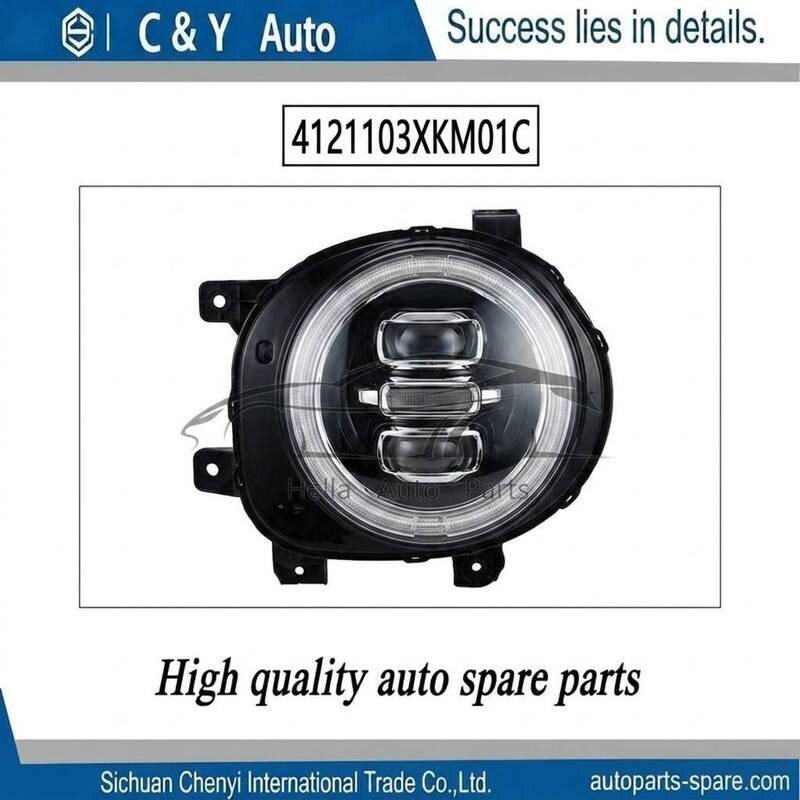 Driver Passenger Side Front Head Light Complete Set OEM 4121102XKM01C 4121103XKM01C For Tank 300 GWM Direct OEM Replacement