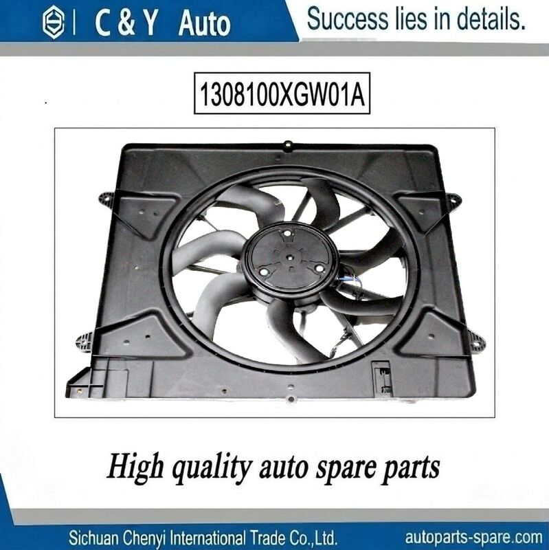 1308100XGW01A Great Wall Auto Parts  For Haval H6 Automotive Radiator Fan Unit