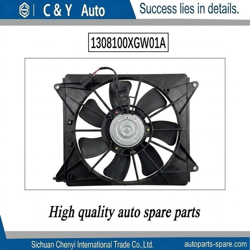 1308100XGW01A Great Wall Auto Parts  For Haval H6 Automotive Radiator Fan Unit