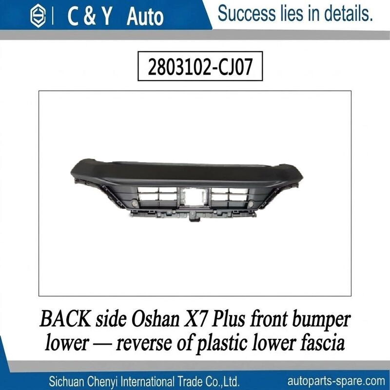 Impact Resistant Changan Auto Parts PP Lower Front Bumper OEM 2803102-CJ07 Front Bottom Cover Unit