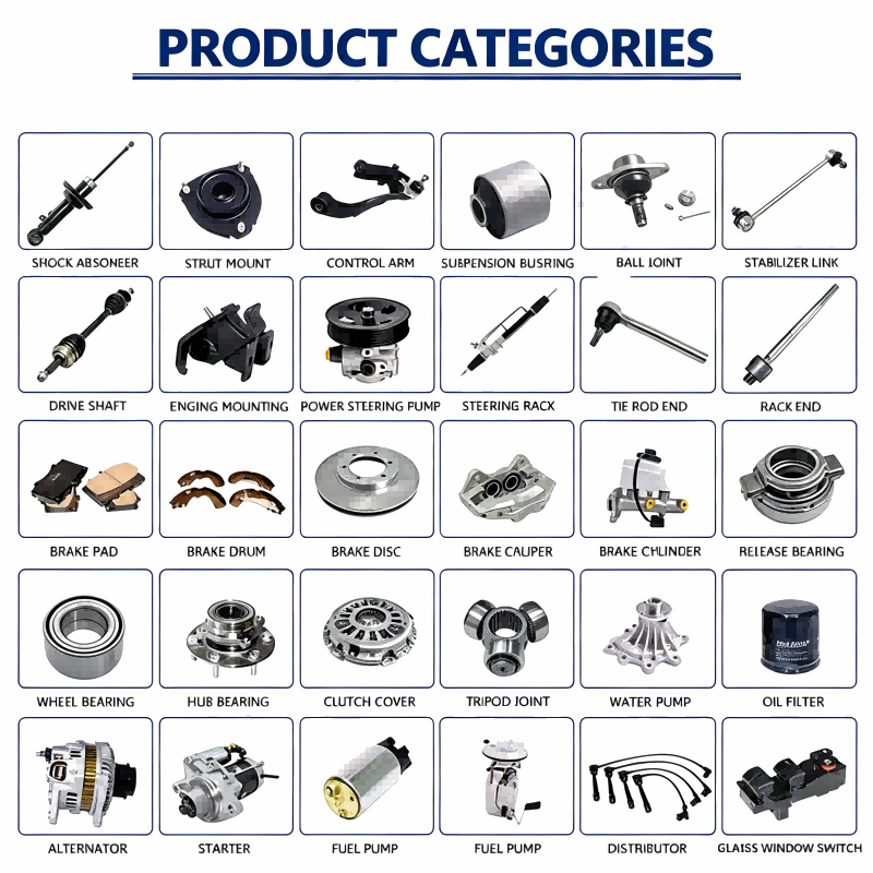 Repuestos Para Professional Auto Spare Parts For TOYOTA PICKUP HILUX HIACE YARIS COROLLA PRIUS LANDCRUISE PRADO