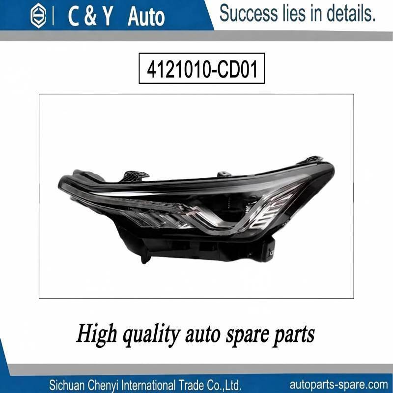 Full LED Headlight Assembly For Changan CS75 PLUS 2nd Gen OE 4121010-CD01 4121020-CD01