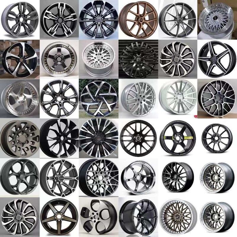 Custom Car Alloy Wheels & Rims Multiple Sizes & Processes Replacement Modified