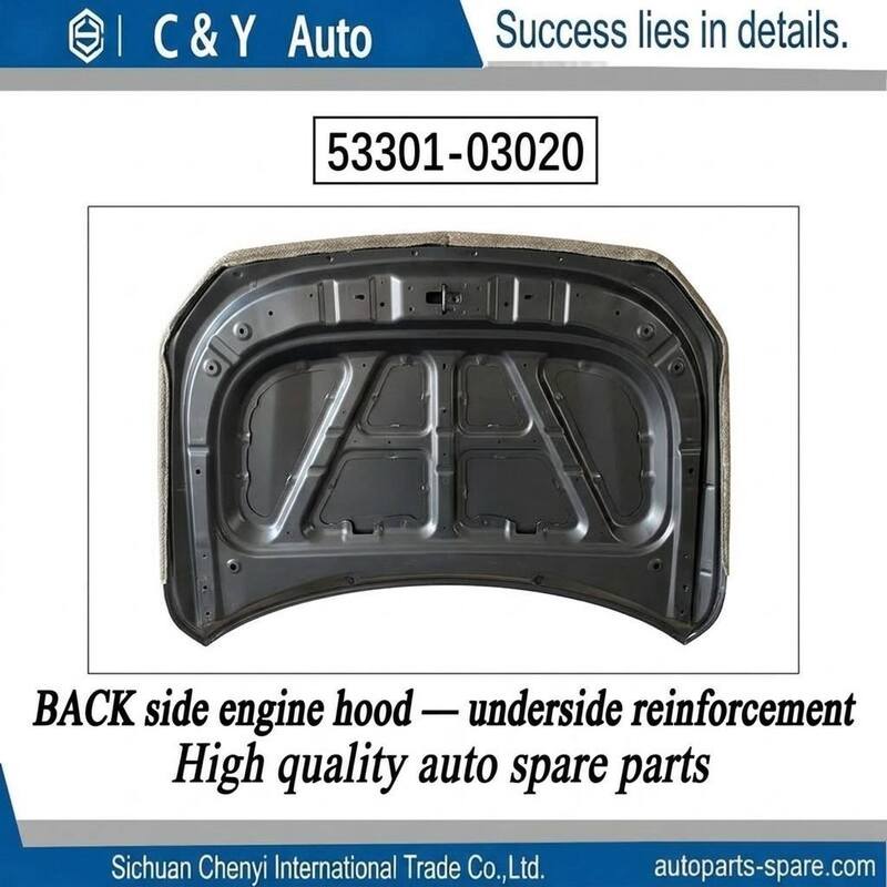 OE 53301‑03020 High Quality Engine Hood Bonnet For Toyota BZ3 Direct Replacement Body Panel Part