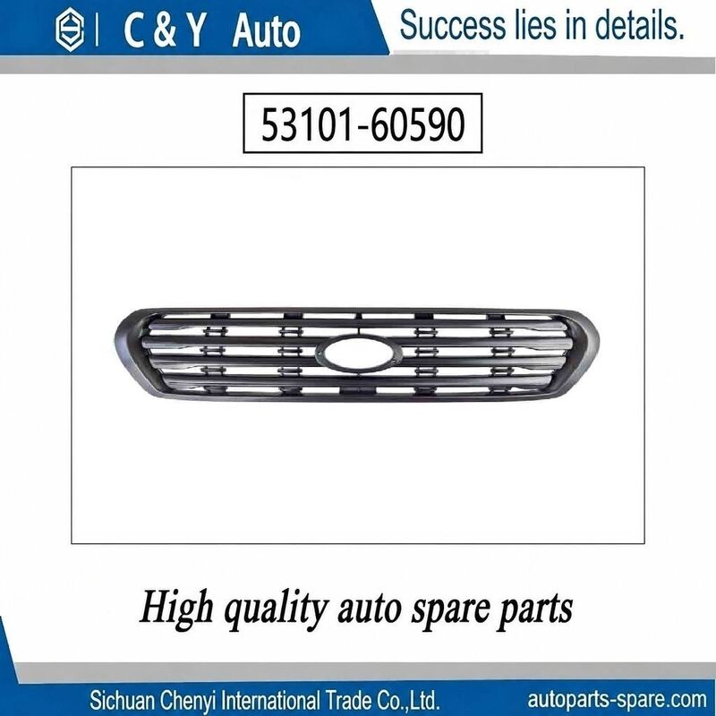 OE 53101‑60590 Upper Radiator Grille Assembly For Toyota Land Cruiser Prado OE Replacement Front Bumper Grille