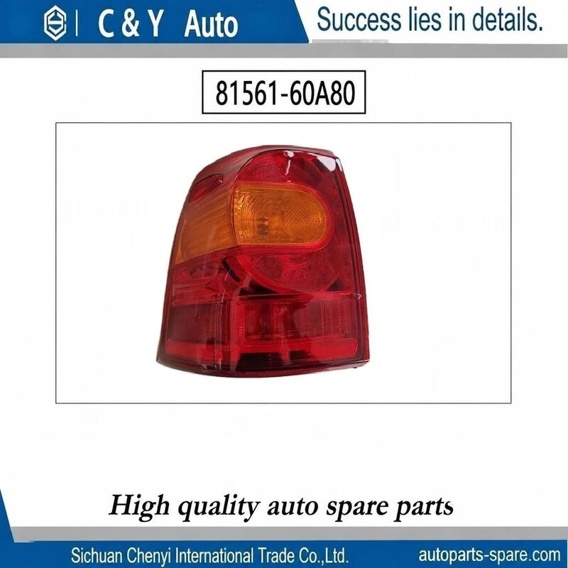81561‑60A80 Left Tail Light 81551‑60A80 Right Tail Lamp Rear Lighting Repair Parts For Toyota Prado