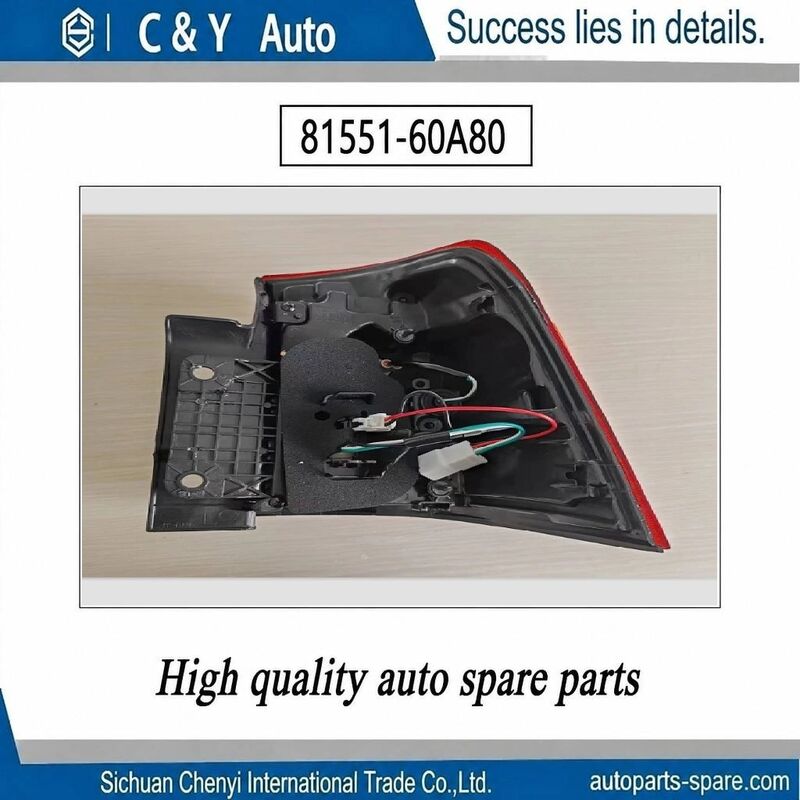 81561‑60A80 Left Tail Light 81551‑60A80 Right Tail Lamp Rear Lighting Repair Parts For Toyota Prado