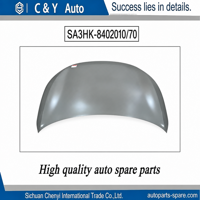 BYD ATTO3 Front Hood Assembly High Rigidity Cold Rolled Steel OE Stamped Mould with Reinforcement Rib Design
