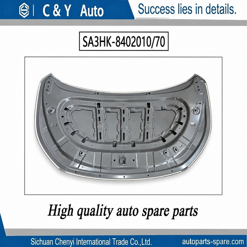 BYD ATTO3 Front Hood Assembly High Rigidity Cold Rolled Steel OE Stamped Mould with Reinforcement Rib Design